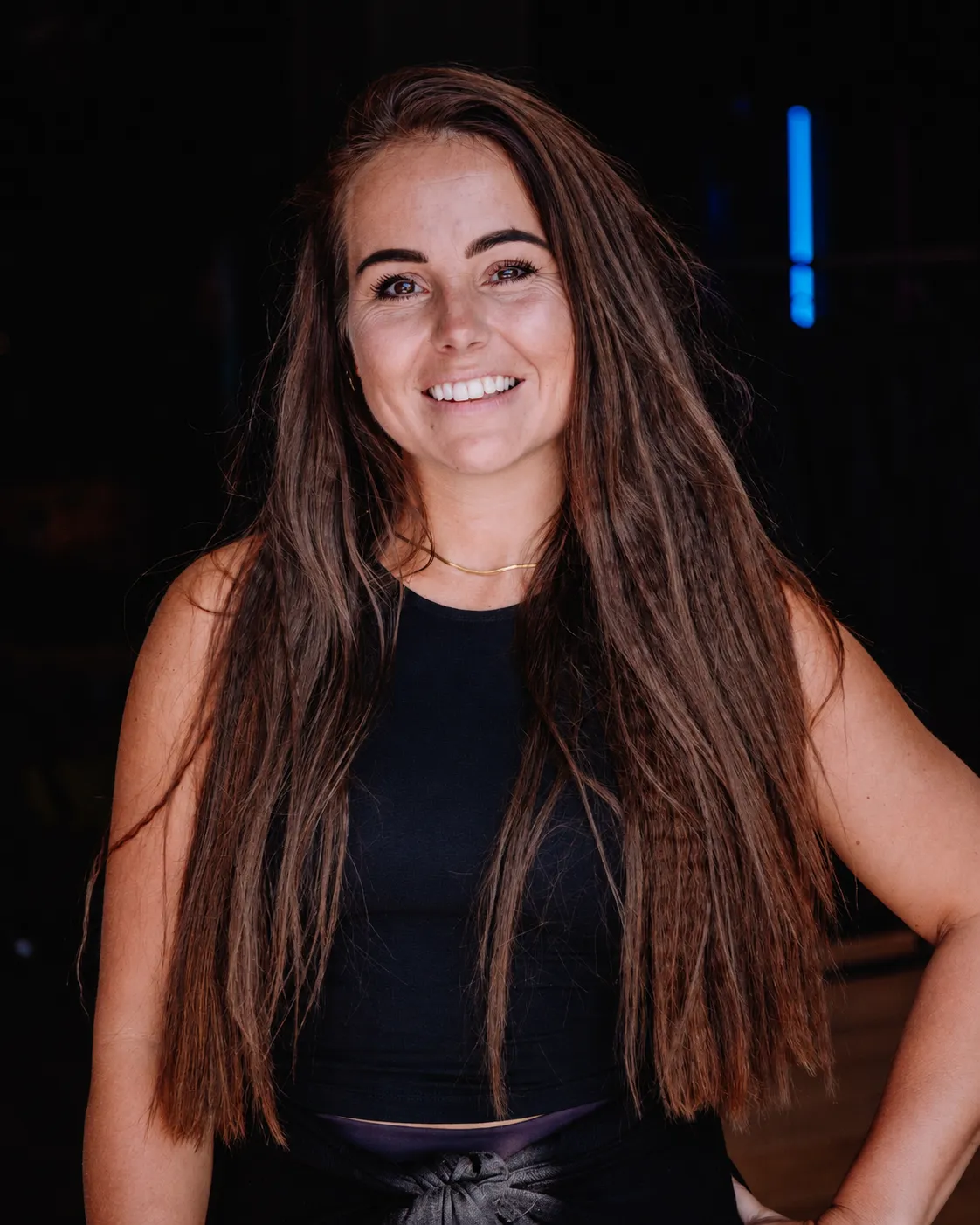 Selina Palmboom, docent core flow mat pilates bij Dansstudio Maaike